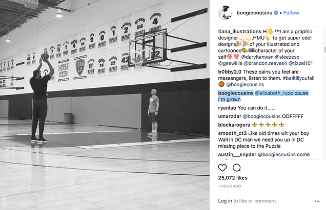 Illustration for article titled DeMarcus Cousins Unfollowed The Pelicans On Instagram "Cause I'm Grown"
